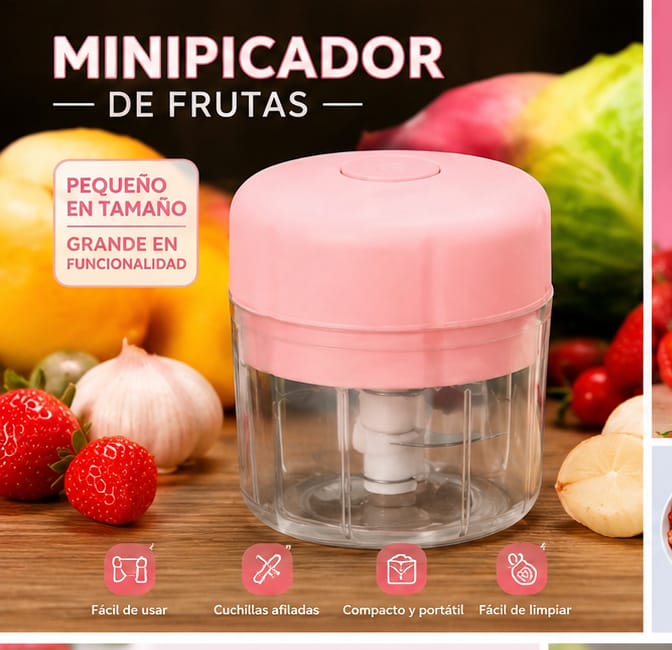 MINI PICADOR DE VERDURAS PROCESADOR