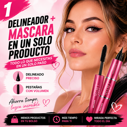 MASCARA PESTAÑAS CON DELINEADOR 2X1