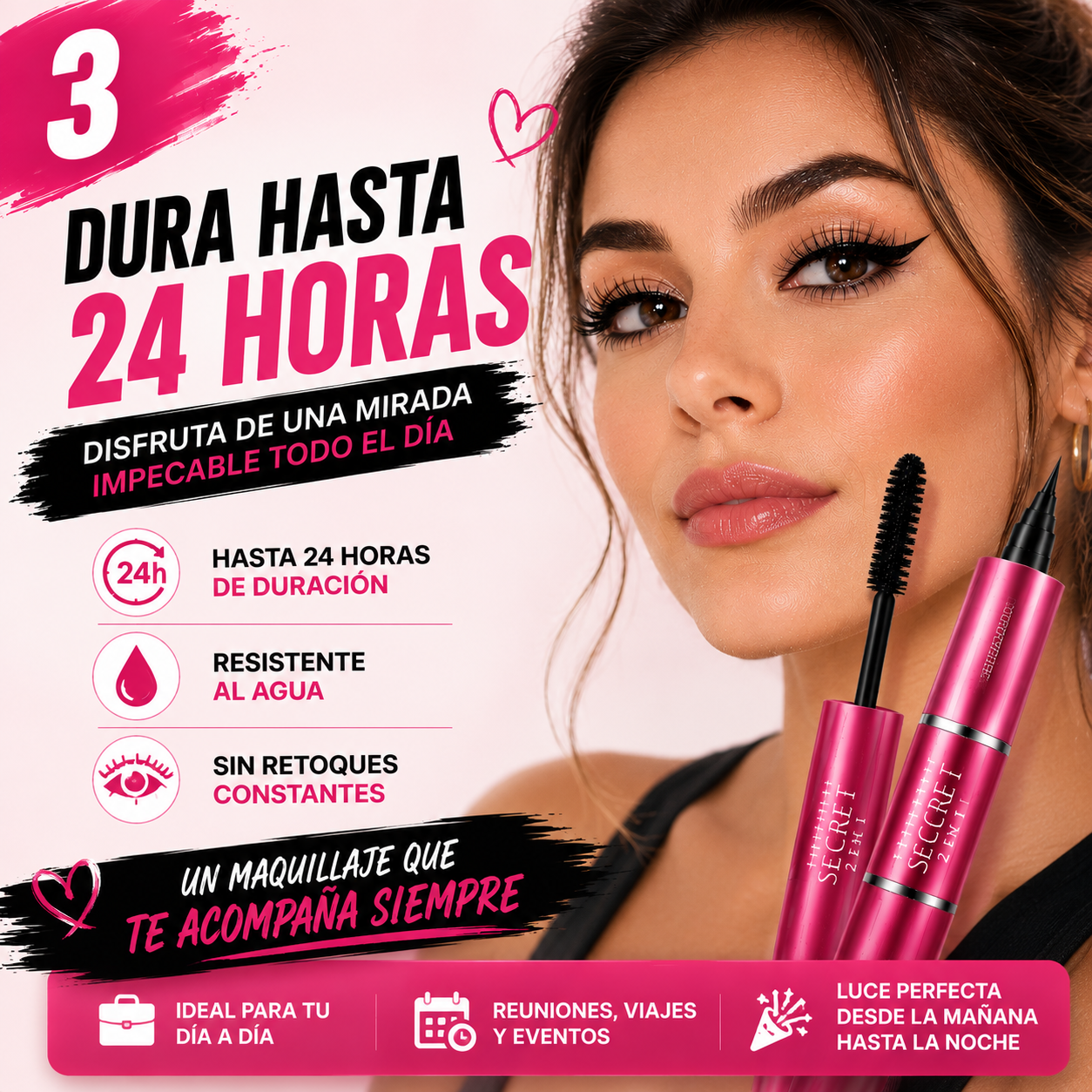 MASCARA PESTAÑAS CON DELINEADOR 2X1