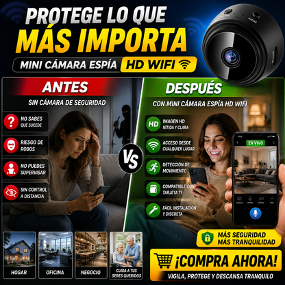 Mini Cámara Espía HD WIFI