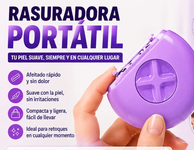 RASURADORA PORTATIL PARA VIAJES