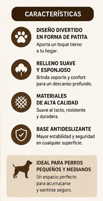 Cama 50 cm para mascota perro