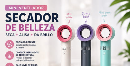 MINI VENTILADOR SECADOR BELLEZA
