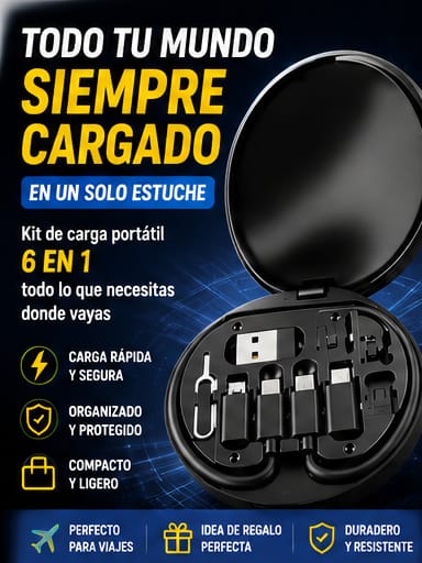 KIT DE CABLES DE DATOS CARGA RAPIDA