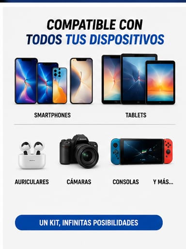 KIT DE CABLES DE DATOS CARGA RAPIDA