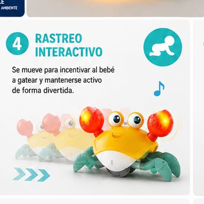 CANGREJO CAMINADOR MONTESSORI CON PILAS