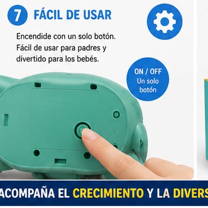 CANGREJO CAMINADOR MONTESSORI CON PILAS