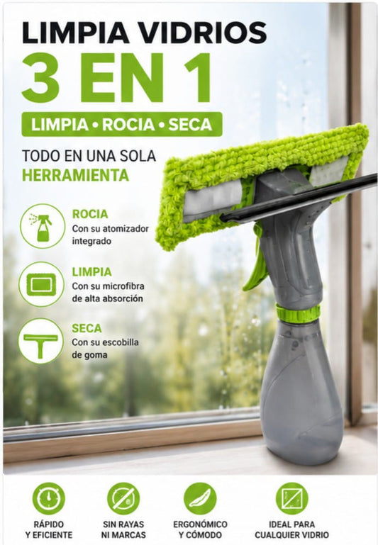 LIMPIADOR DE VIDRIO 3 EN 1 WINNER