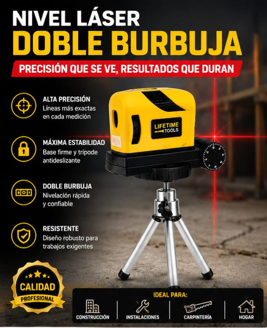 NIVEL LASER 360 °  CON TRIPODE