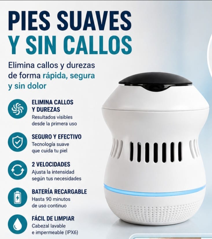 MAQUINA SACA CALLOS RECARGABLE