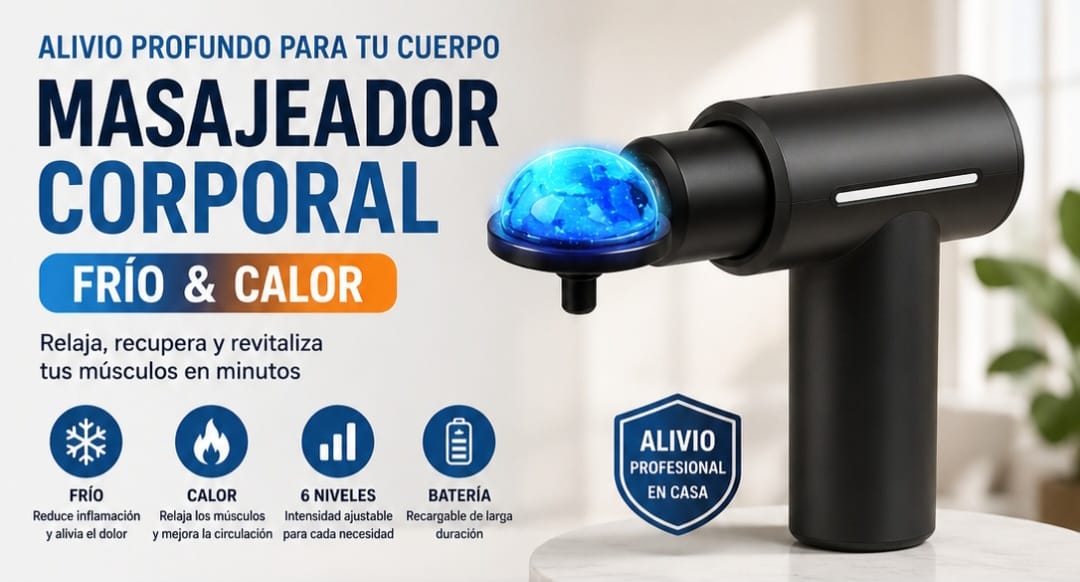 MASAJEADOR CORPORAL FRIO CALOR