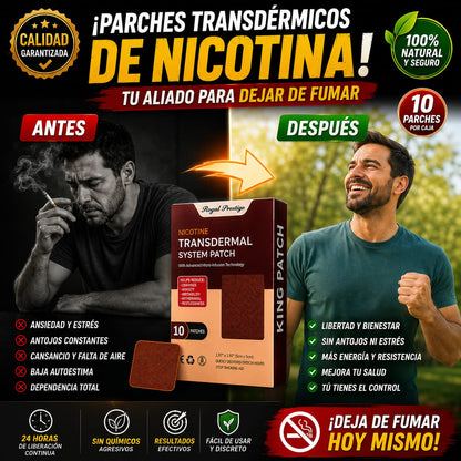 Parche Antitabaco Transdérmico 2 cajas