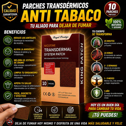 Parche Antitabaco Transdérmico 2 cajas
