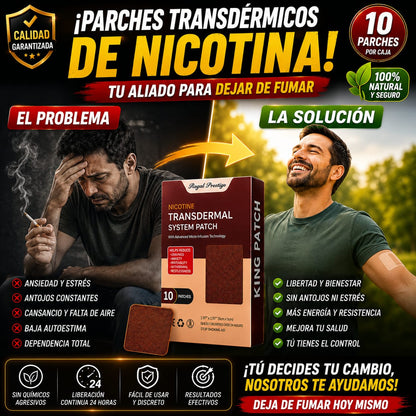 Parche Antitabaco Transdérmico 2 cajas