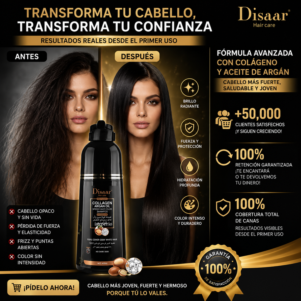 Shampoo pinta Canas Dissar