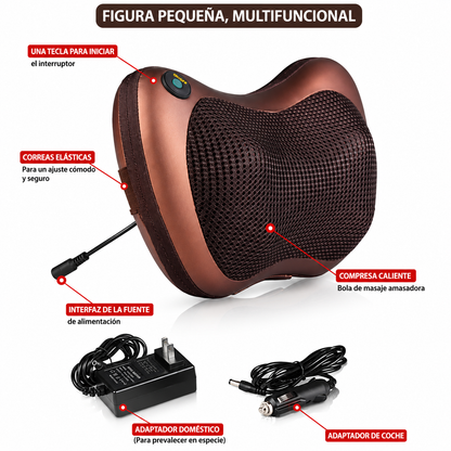 Masajeador Almohada de Doble Hélice