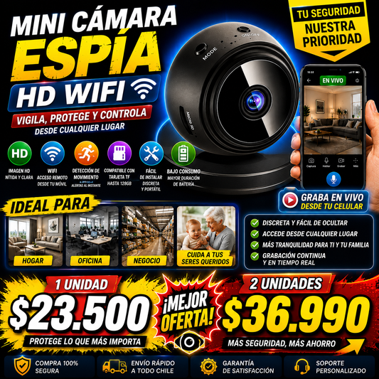 Mini Cámara Espía HD WIFI