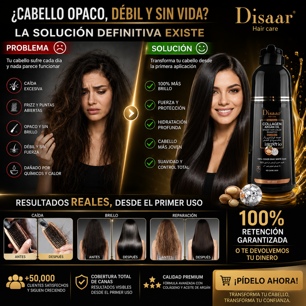 Shampoo pinta Canas Dissar